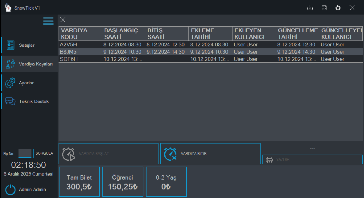SmartTick Barkod Yazdırma